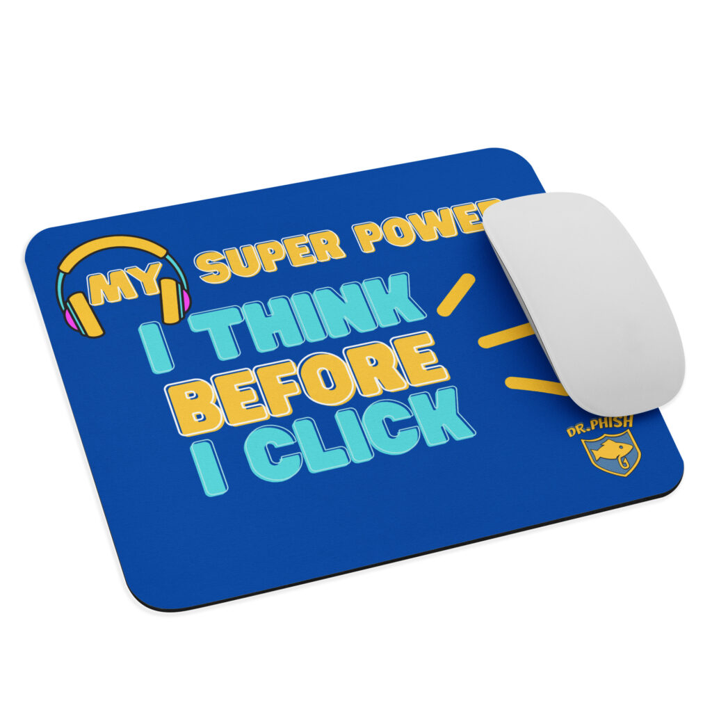 Dr. Phish Cyber-Safety Mouse Pad - Precision, Comfort