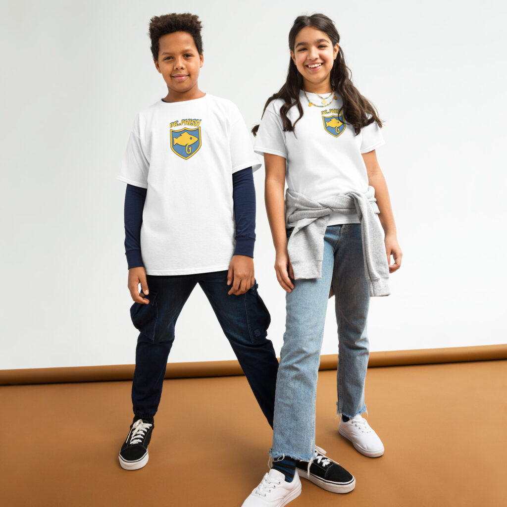 Dr. Phish Youth Cyber-Hero Classic Tee - Built for Adventure, Learning & Everyday Confidence